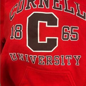 Cornell University Ivy Red Hoodie small